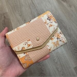 Floral Patchwork Spring Paisley Wallet Women's Neutral